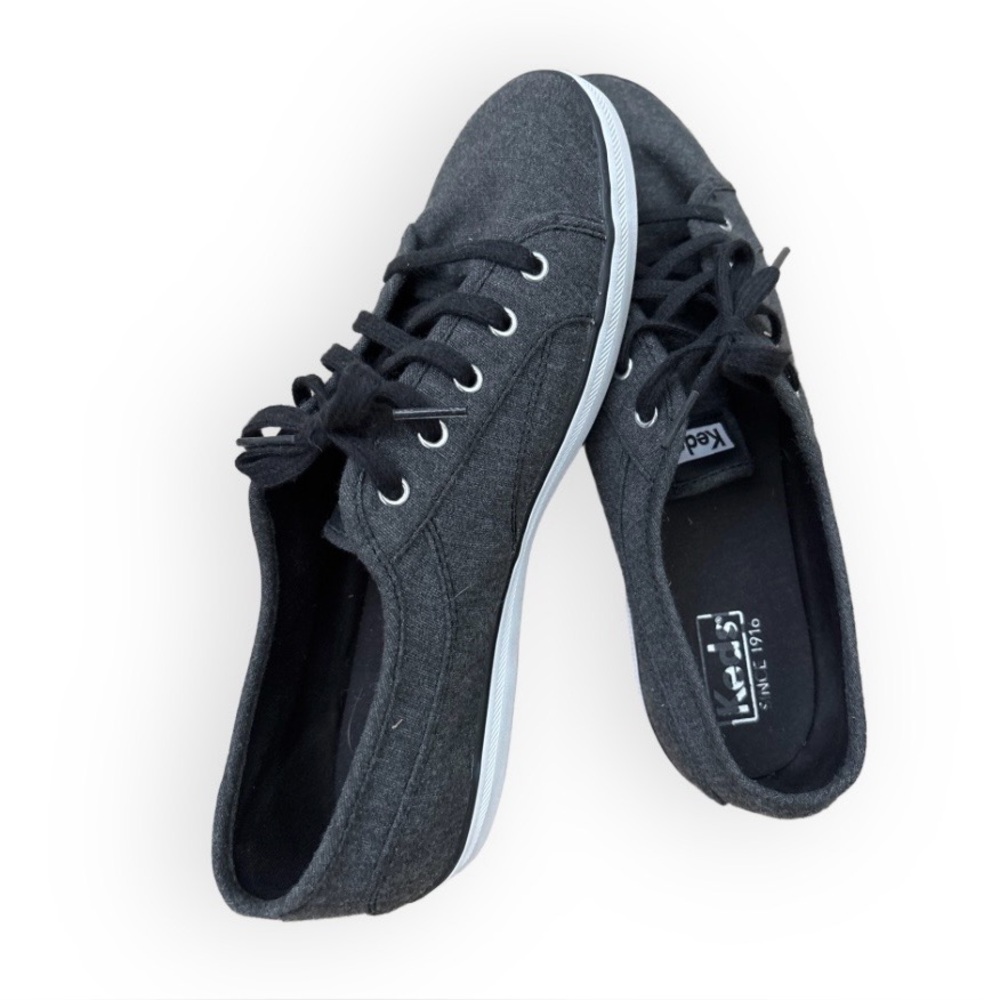 Keds Champion Lace Up Gray Sneakers Size 10 Normcore Minimalist Indie Sleek